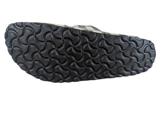 Shearling Plaid Sandal