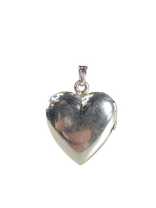 SS Etched Heart Pendant