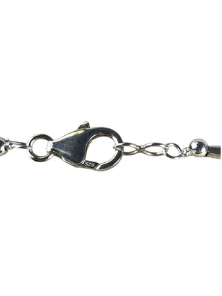 SS Liquid Silver & Pearl 5 Strand Necklace