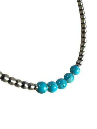 SS Stone/Bead Necklace