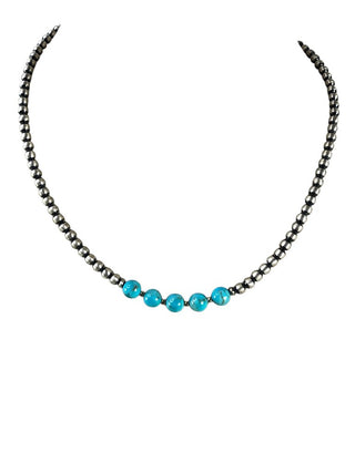 SS Stone/Bead Necklace