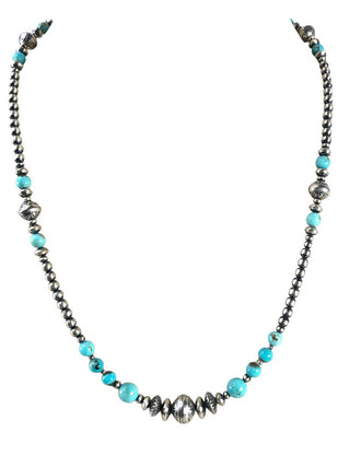 SS Stone/Bead Necklace