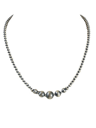 SS 4mm Desert Pearl Necklace