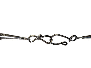 sterling oxy bead necklace 8mm