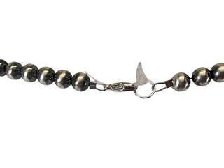 sterling 6mm bead necklace