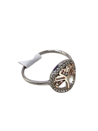 Sterling Tree of Life ring w/ stones