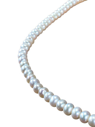 14k pearl necklace earring set
