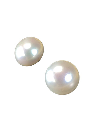 14k pearl necklace earring set