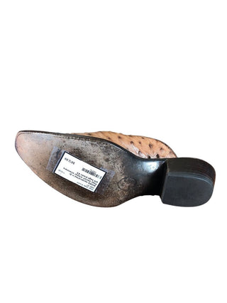 Handcrafted in El Paso Ostrich w/boot stretchers and bags/rtl$2k