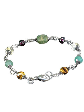 sterling stone bracelet