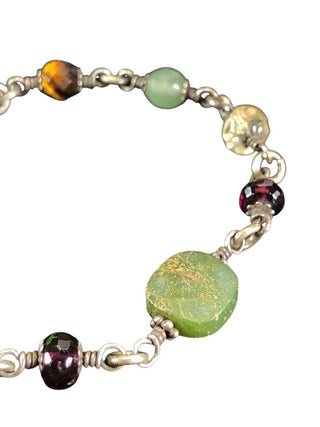 sterling stone bracelet