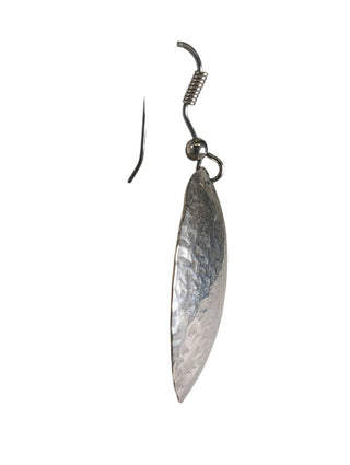 hammered disc earrings