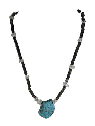 R Stone and Heshi Necklace