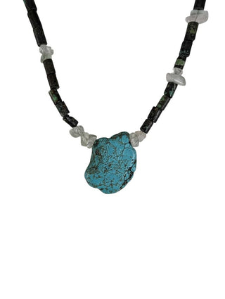 R Stone and Heshi Necklace