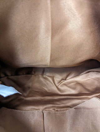 Patterned Leather Zip Top