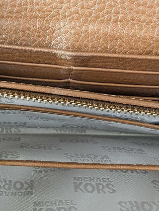 (AS IS) Pebbled Leather Flap