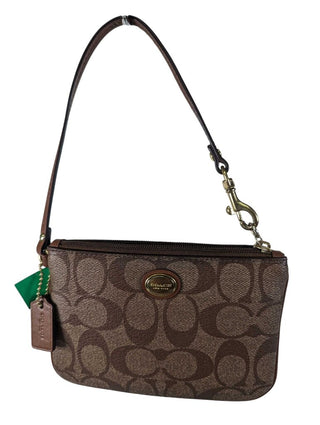 Leather Signature Wristlet