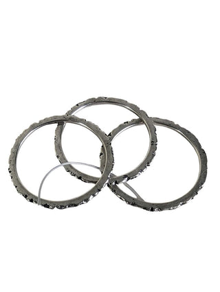 local artist set of three sterling rings