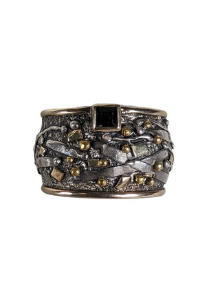14k 18k 24k sterling stone ring