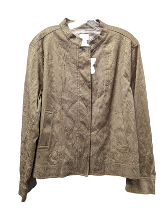 NWT Metallic Button Down