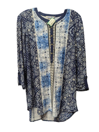 Print Long Sleeve Blouse
