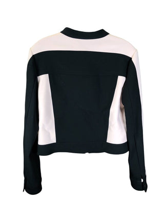 Zip front cropped moto style