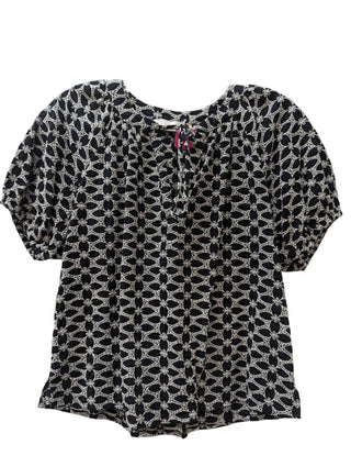 embroidered short sleeve