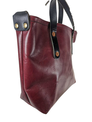 leather hand bag