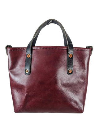 leather hand bag