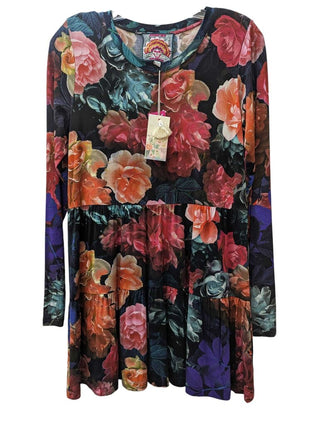 NWT Floral Print Tiered Tunic