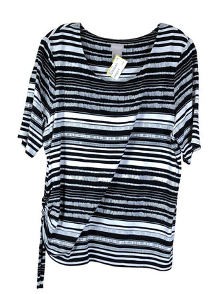 Short sleeve scoop neck
