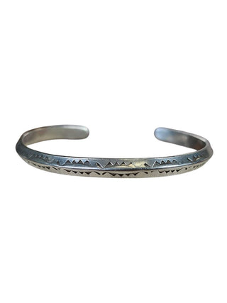 R SS Triangle Wire Stamped Cuff