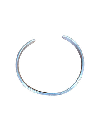 R SS Triangle Wire Stamped Cuff