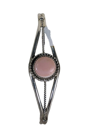 sterling pink conch cuff