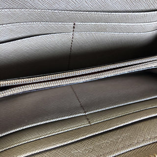 Saffiano Leather Zip
