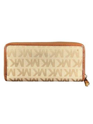 leather trim canvas monogram zip