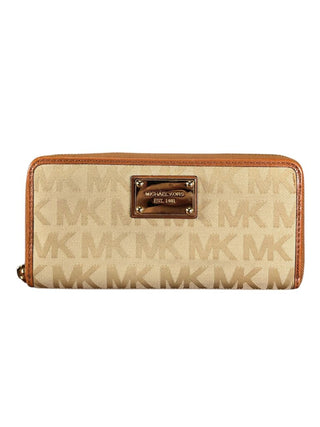 leather trim canvas monogram zip