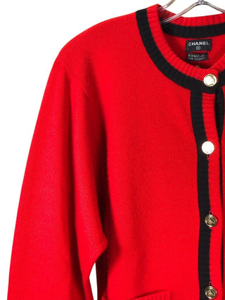 Scottish cashmere classic front gold button pockets button sleeve