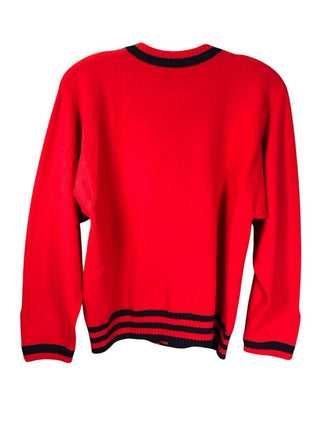 Scottish cashmere classic front gold button pockets button sleeve