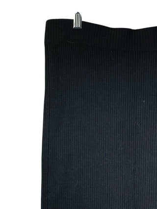 Scottish cashmere ribbed straight pull on