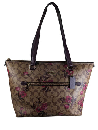 Leather Signature Flower Shoulder Bag Retails:$500