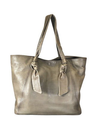 Nora knotted leather tote