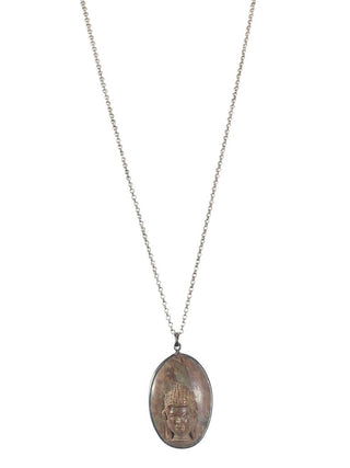 Ancient Carved Pendant Necklac