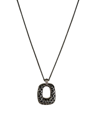 fashion woven pendant necklace