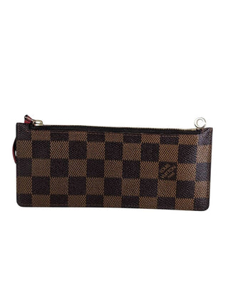 Damier coated canvas zip pouch