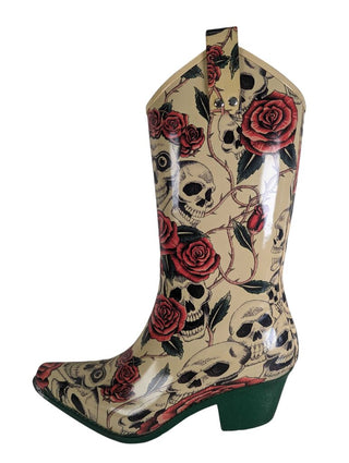 Rubber Day of The Dead Boots