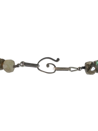 faceted labradorite necklace