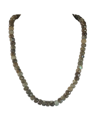 faceted labradorite necklace