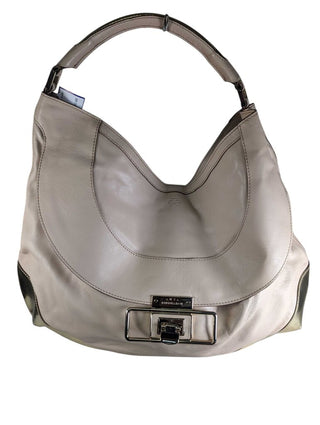 Leather Moon Shoulder Bag