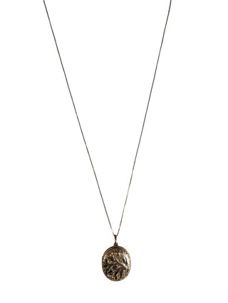 14k chain with Victorian 1867 mourning locket
